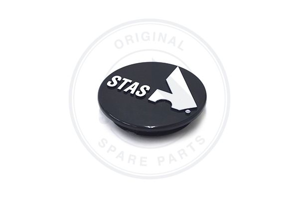 Afdekdop Voor Kipas - Polyamide Pa6 Zwart Met Wit STAS Logo